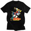 Custom Goldrake UFO Robot Grendizer T Shirt Men 100 Cotton Tshirt Casual Goldorak Anime Tees Streetwear Tshirt