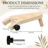 Wooden Craft Paper Roll Holder Dispenser Tabletop Easel Wrapping Paper Dispenser Coloring Easel Paper Bracket Drawing accessory