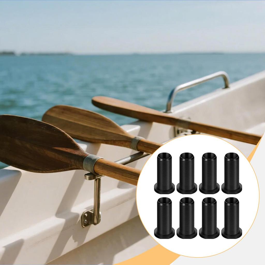 Universal Oarlock Bushing Nylon Socket Insert Non Slip Oar Sleeve Replacement for Kayak Row Boat Paddle Locks
