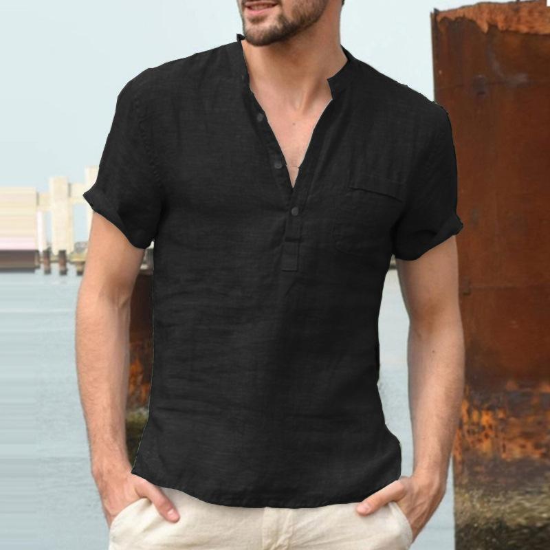 Men's Wrap Front Shirt