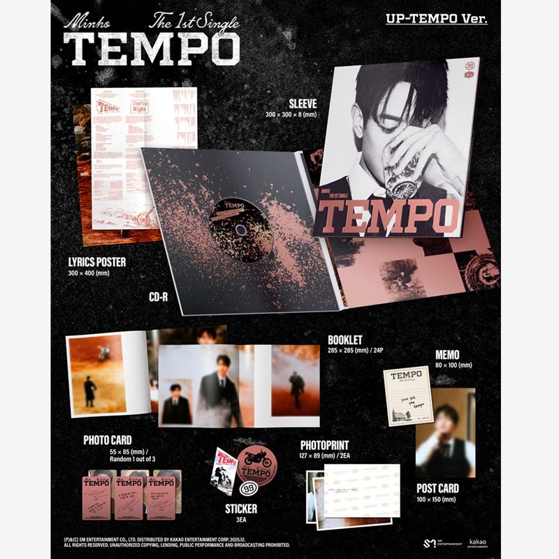 [Pre-order] SHINee MINHO - The 1st Single [TEMPO] (LUCKY DRAW)