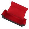 Card Storage Box Multipurpose PU Leather Large Capacity Magnetic Closure Card Deck Case for 400 Cards and Above Black