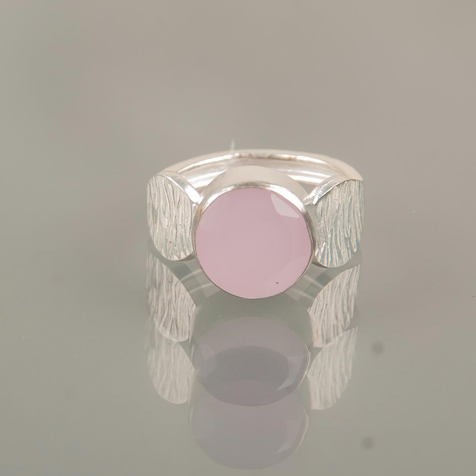 

Розовый халцедон драгоценный камень 925 стерлинговое серебро ювелирное кольцо ручной работы идея для подарка RR-1-33 13