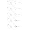 TUREZING Rectangular Anti-Blue Light Reading Glasses for Men And Women Universal Comfortable HD Decorative Prescription Eyewear