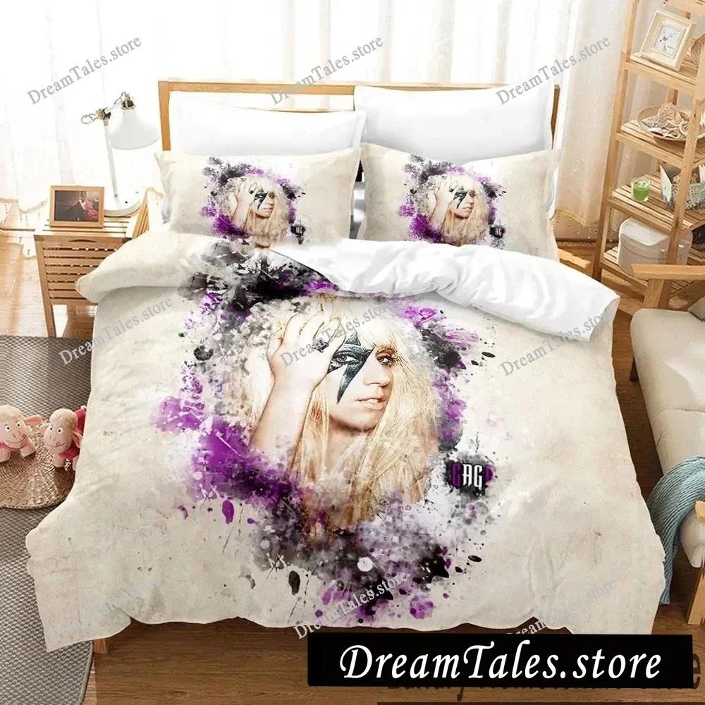 Singer Lady Gaga Sheets Quilt Covers Bedding Dormitory Sheets Bedding Set Soft Warm Bedding Set Luxury Gift Home Textileextile