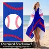 "Baseball Design" Oversized Beach Towel – Plush & Lightweight, Fun Sport Style, Perfect for Pool & Beach Use 90x180cm