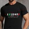 One Dwn Five Up 1N3456 Motorbike Fashion T-shirt Casual Summer Comfortable Short Sleeve Tops