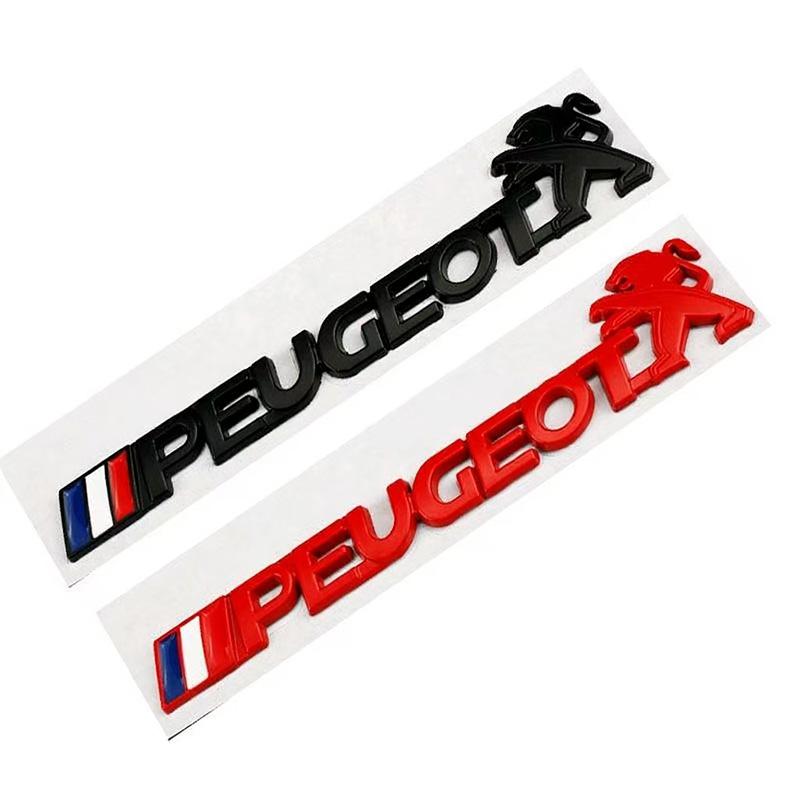 Car Emblem Sticker Accessories For Peugeot 206 307 308 207 3008 208 407 508 2008 5008 301 406 408 607 4008 Rifter RCZ 107 106