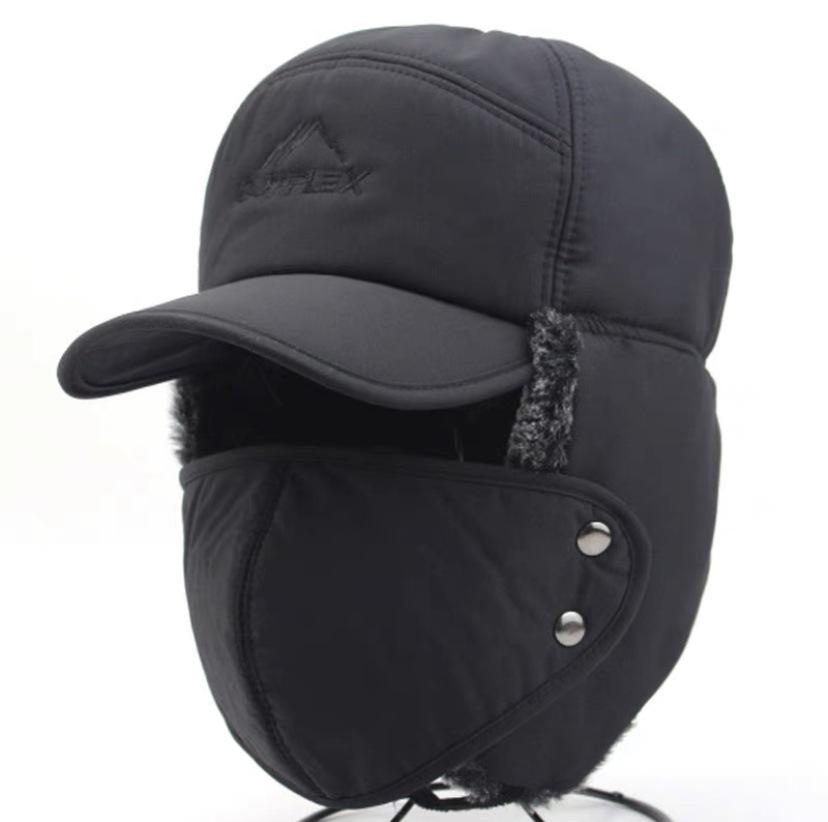 Men's Winter Lei Feng Hat: Warm Velvet, Windproof Ear Protection for Middle-aged and Elderly