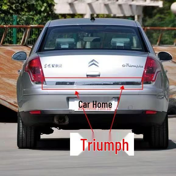 Dekoracyjna listwa klapy bagażnika tylnej Citroen C5 (8742N4)