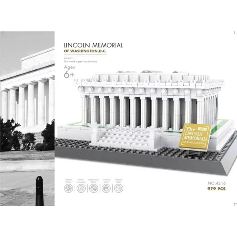 MOC World Famous Architecture Edifice Opera House Building Blocks Villa Savoye Bridge Tower Toy Children Birthday Christmas Gift