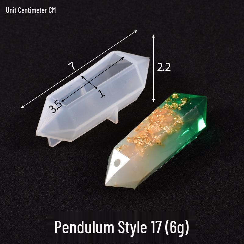 DIY Silicone Molds for Crystal Epoxy Pendants, Charms, and Ornaments