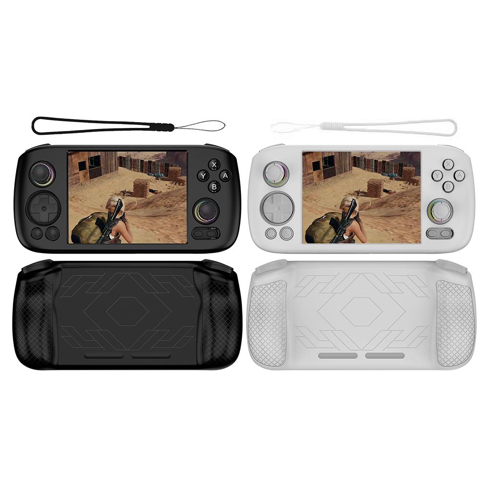 Silicone Case Protective Cover Shockproof Soft Skin Cover Case Anti-Scratch Protector Cover for ANBERNIC RG 406H Game Console