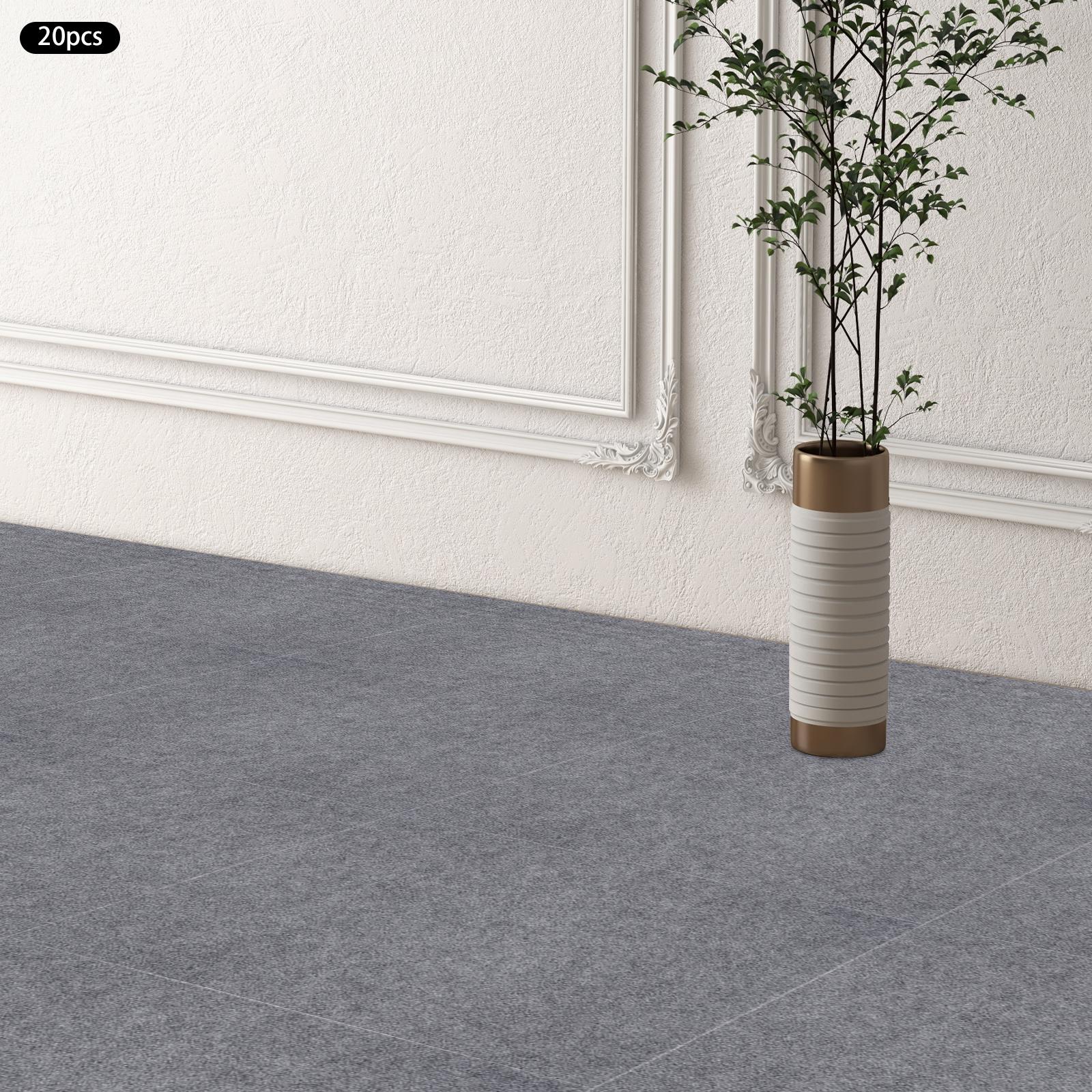 

20 шт. 60x60 см Полиэстер Квадратный Ковер, Светло-серый Полосатый Самоклеящийся 4 мм Ковер Напольный для Ресторанов, Семейных комнат светло-серый