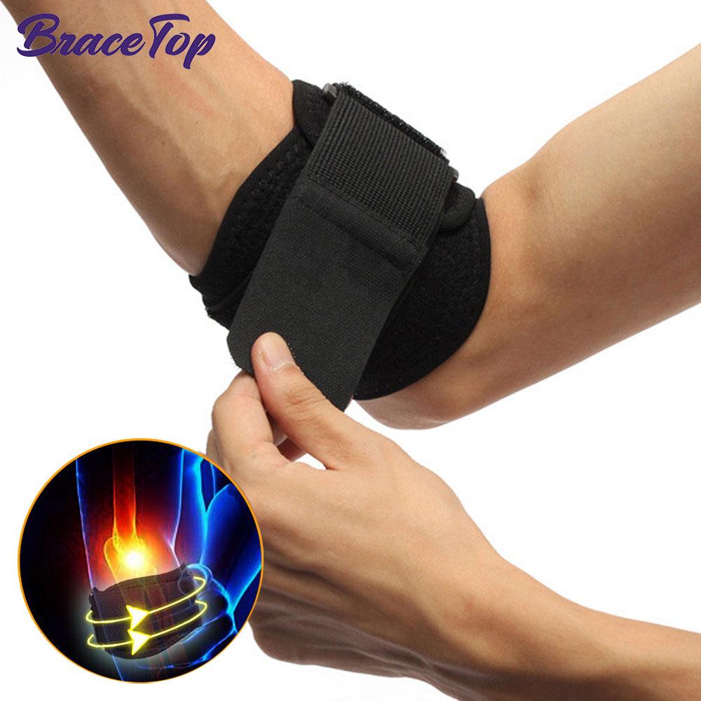 1 Pcs Elbow Brace Support Strap - Forearm Compression Sleeves, Fit Wrap Band For Weightlifting, Tennis & Sports Injury Recovery
