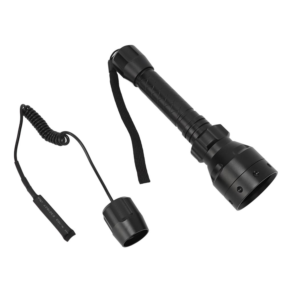 850nm IR Flashlight Zoomable Aluminum Alloy Night Vision Torch for Outdoor Home Use