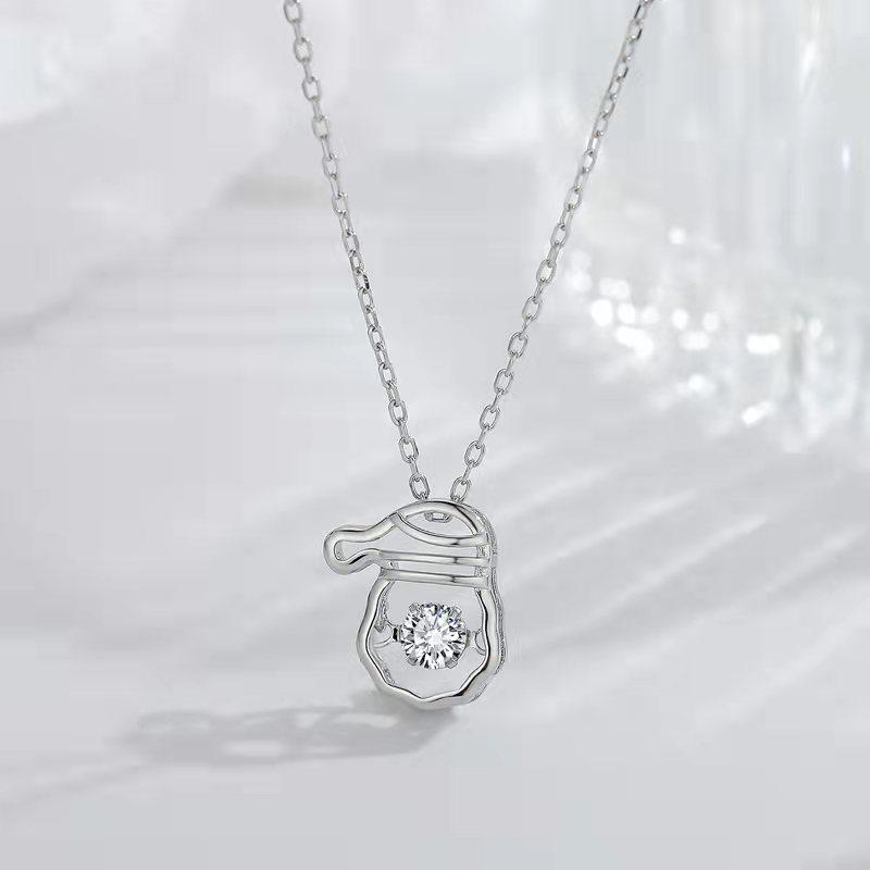 Yongyi Christmas Fashion S925 Sterling Silver Pendant Necklace