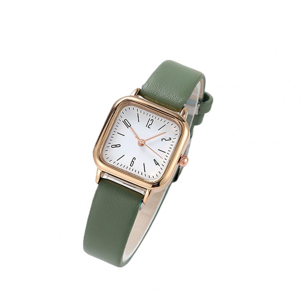 

Новые модные роскошные женские браслеты, кварцевые часы для женщин, наручные часы из искусственной кожи, женские спортивные часы в подарок зелёный