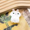 Bamboo Yao Jewelry Super Cute Rabbit Small Hair Clip for Women's Half Updo