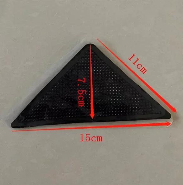 4PCs Carpet Non-slip Sticker Reusable Rug Grippers Anti Skid Corners Pads Non Slip Tape Mat Carpet Grip Stopper Sticker Tape