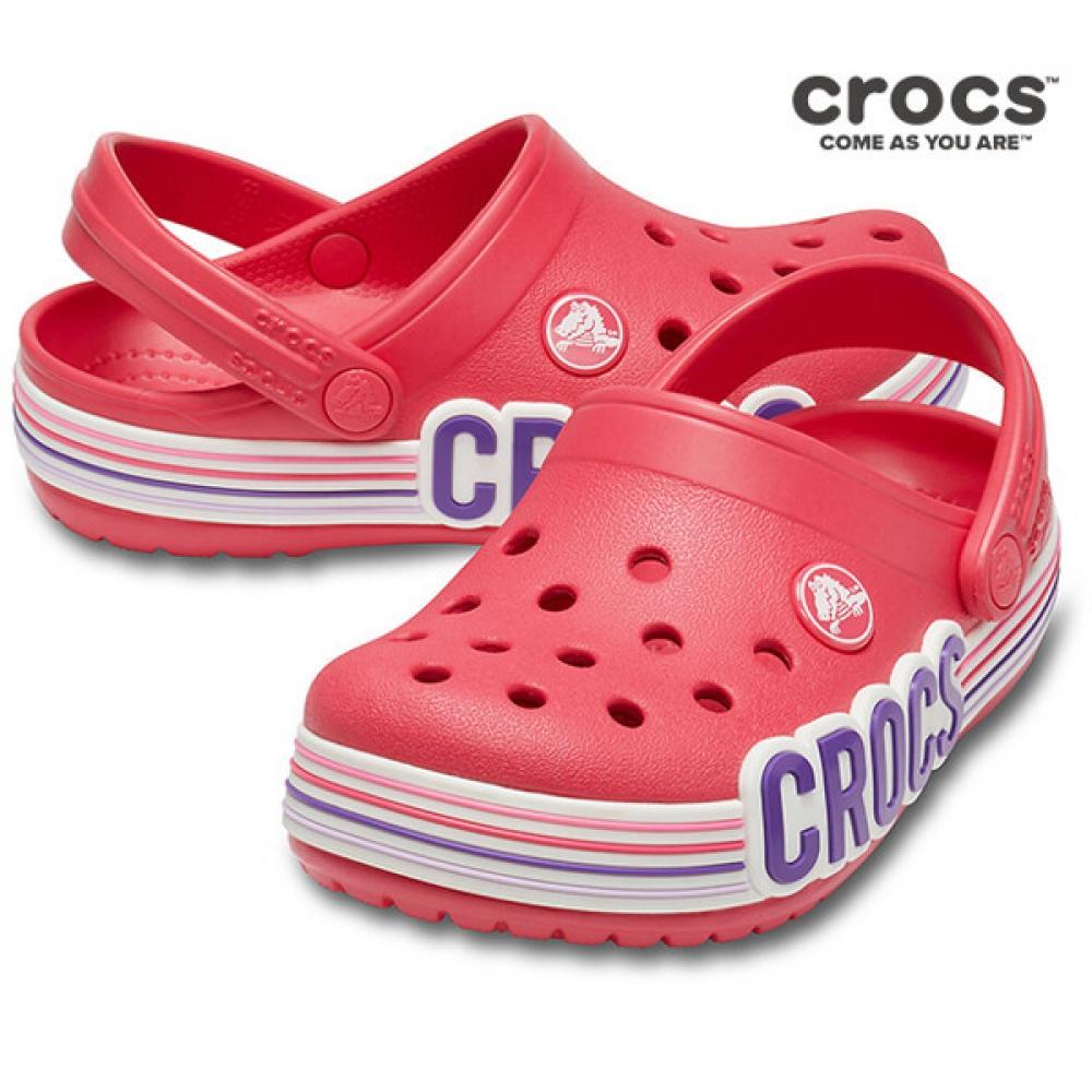 

Crocs Сандалии Skies Slipper Tqj 206345 611 Crocband Logo Striped Clogs 115