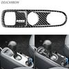 For Benz Smart Fortwo 2011-2015 Real Carbon Fiber Gear Shift Panel Suits Trim Cover Car Interiors Accessories Decoration Sticker