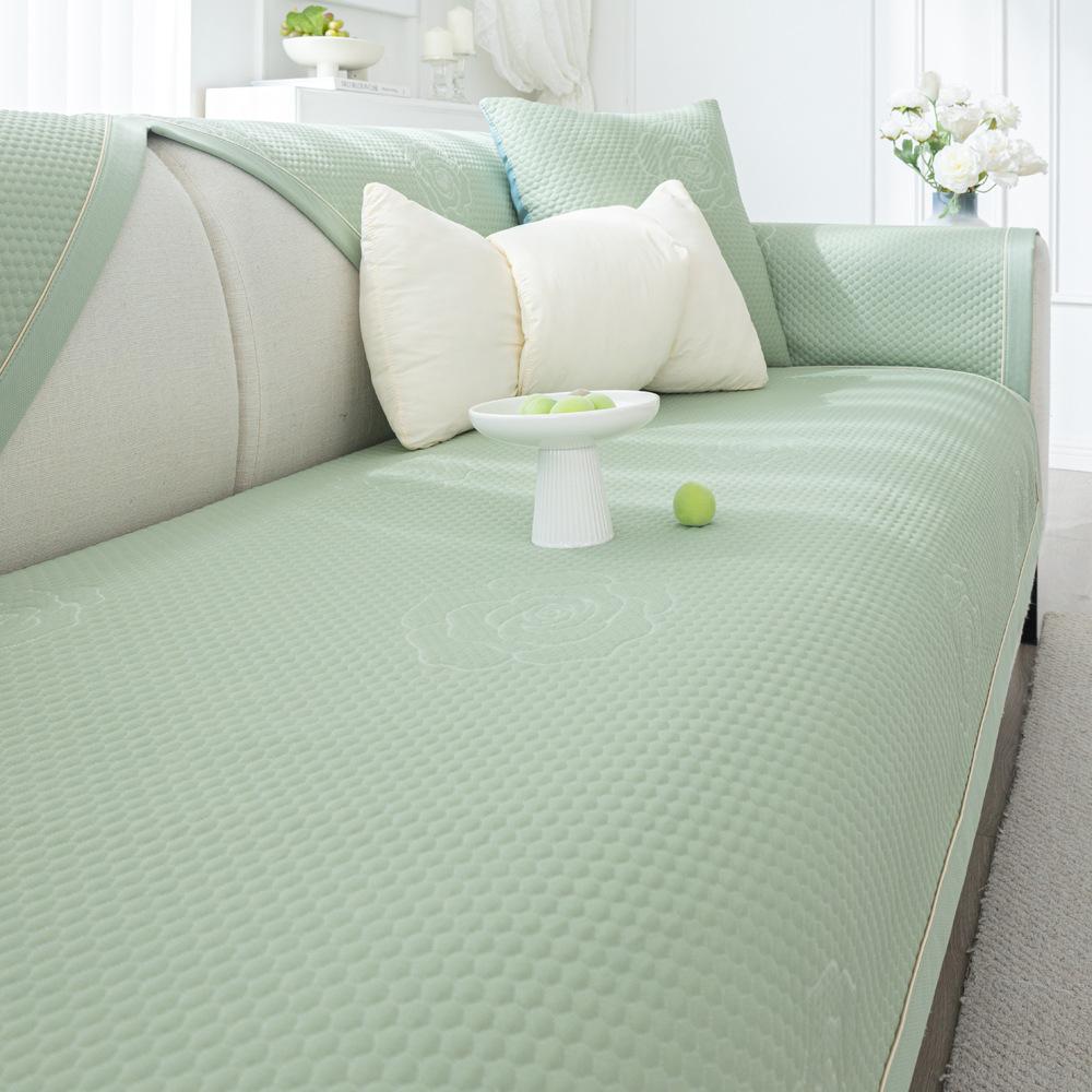 Sofa Cushion Summer Cool Doudou Cold  New Non-Slip Mat Seat Cushion Summer High-End Sofa Cover