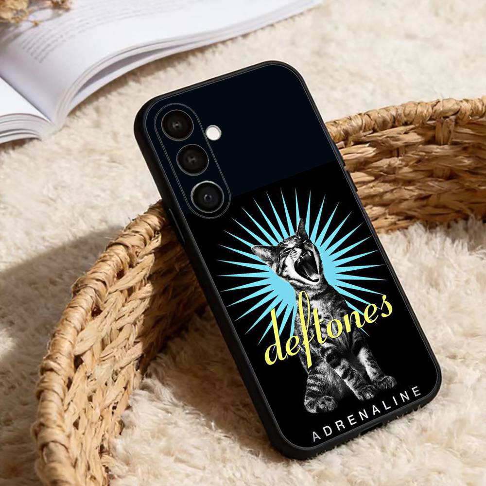 Rock Band Deftones Phone Case For Samsung Galaxy A13,21s,22,31,32,52,53,71,72,73,Soft Black Cover