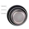 Multifuntional Use Camping Plate Heatproof Portable Cookware Metal Texture Suitable for Campers Trail Explorers Use