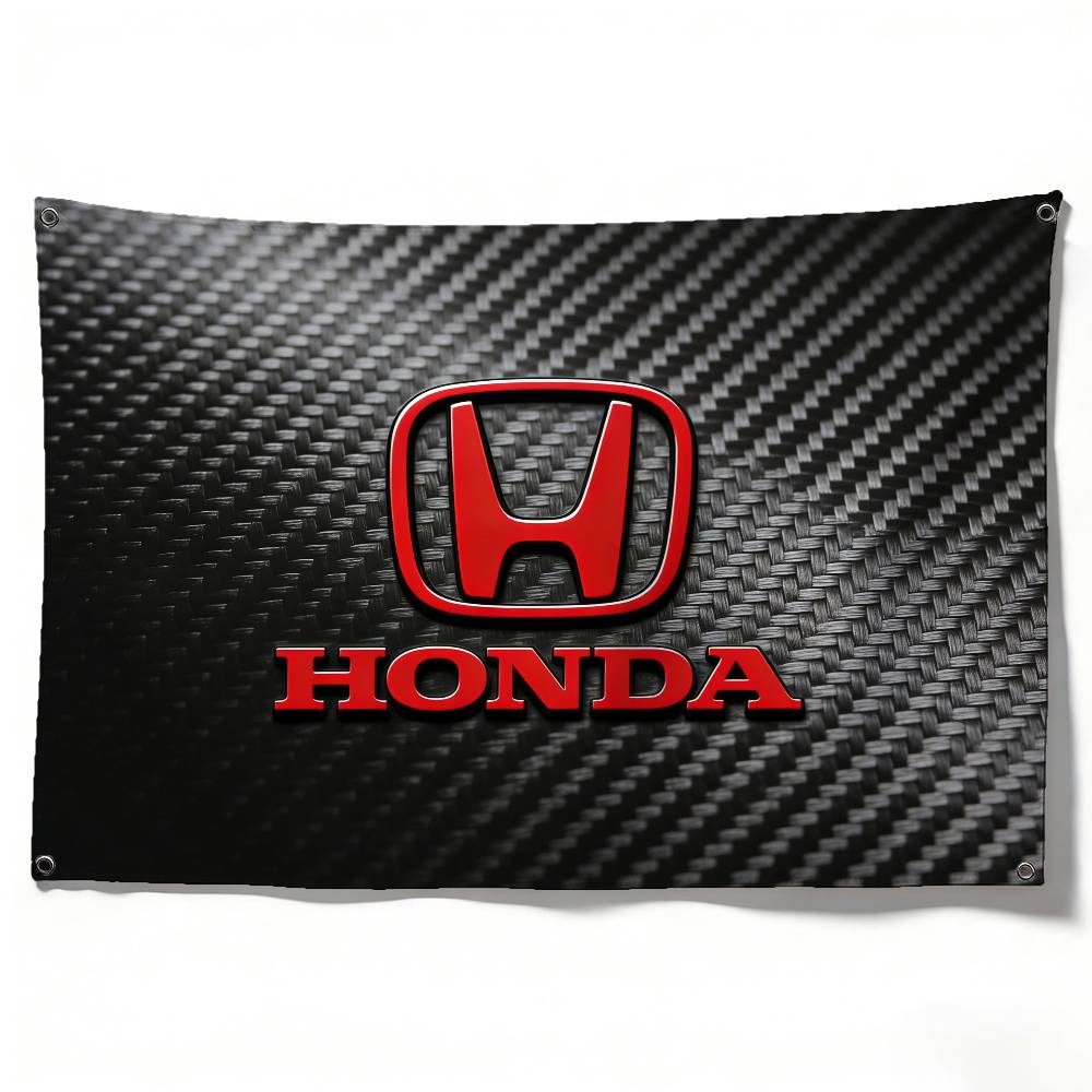 

Motorcycle For HONDA Flag 120g Brushed Polyester Sublimation Printing Durable Hanging Flag For Home Decor Event Graduation Gift (as the picture,50x70cm)