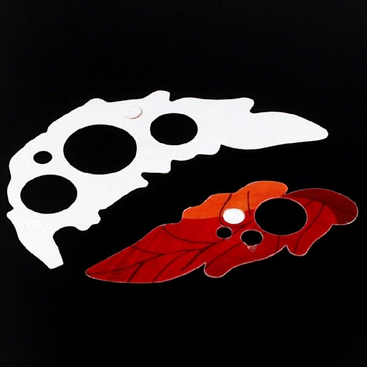 Guitar Pickguards Grape Leaf Shape Sound Hole Covers Sticker Scratch Plate
