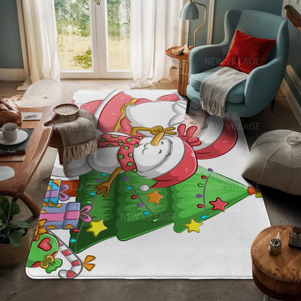 Koberec ke vchodu do domu Rohožka ke dveřím do domu Obývací pokoj Vana Koupelna Protiskluzové koberce s absorpcí vody vana Veselé Vánoce zima