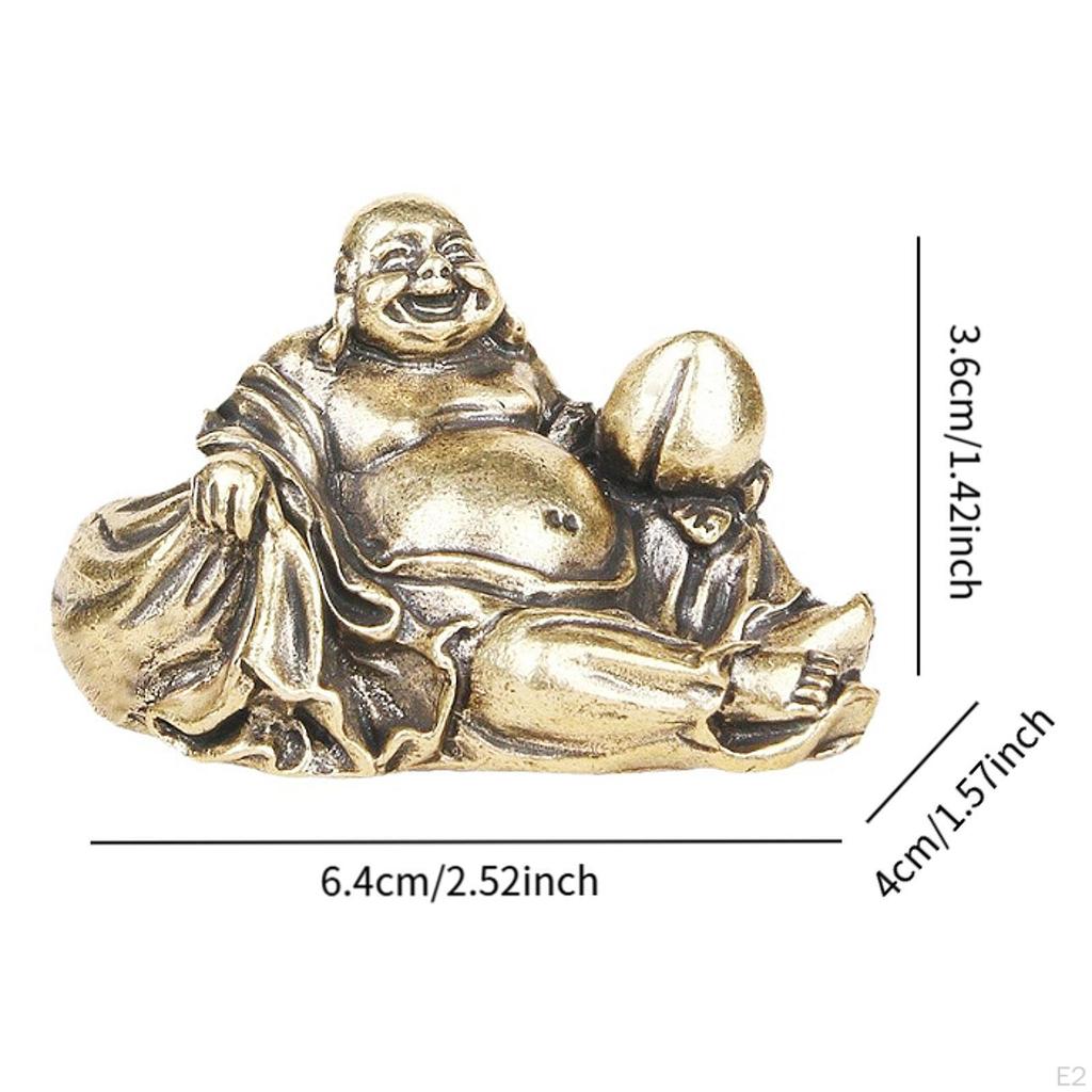 Maitreya Buddha Statue Ornament Hause Dekoration Kunstwerk Sammeln Desktop Buddhistischen