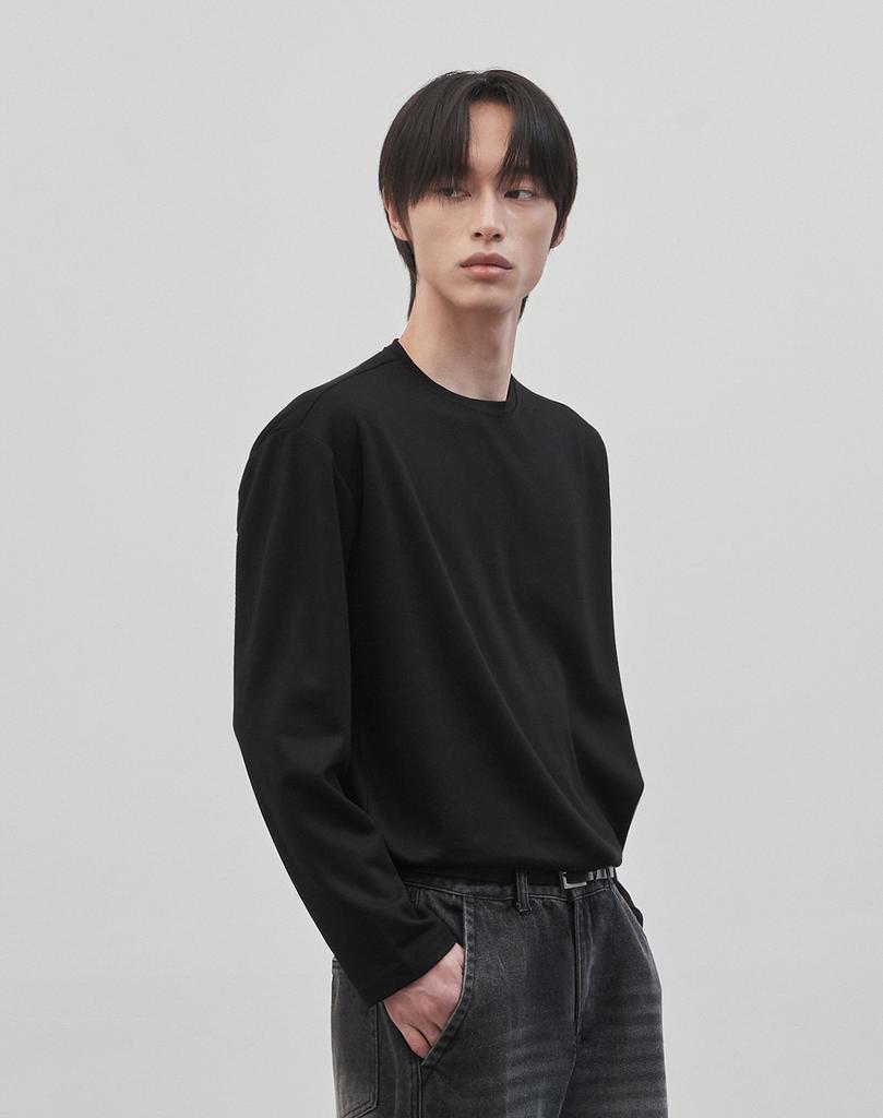 WORK ON BODY OFF Rested Semi-Overfit Round Neck Knit (4 Colors)