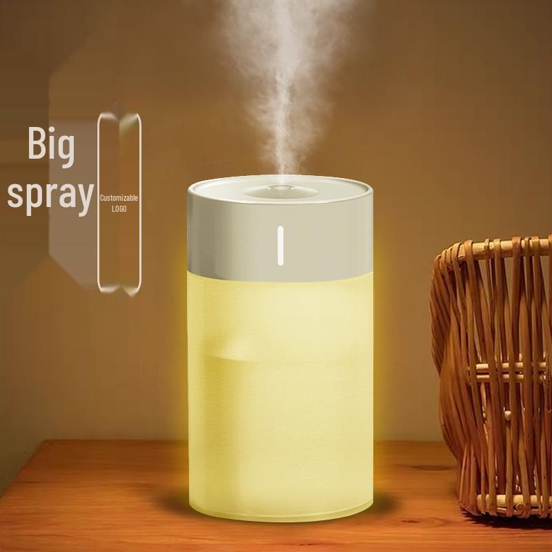Portable USB Silent Air Humidifier with Large Spray - Ideal for Home, Car, and Logo Gifts