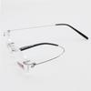 New Frameless Myopic Glasses Frame Eyeglasses Men Women Ultralight Rimless Frame Myopia Glasses 100 ~ 400 Degrees