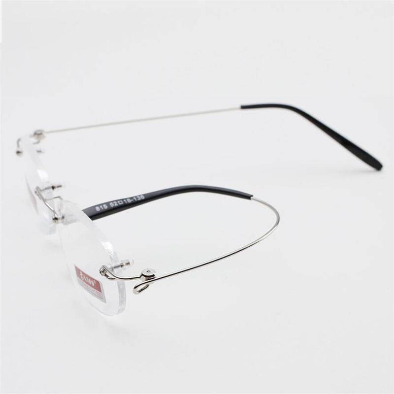 New Frameless Myopic Glasses Frame Eyeglasses Men Women Ultralight Rimless Frame Myopia Glasses 100 ~ 400 Degrees