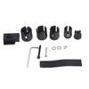 Mountain Bike  s Set Cycling Front and Rear Mud Guards with LED Taillight (red)