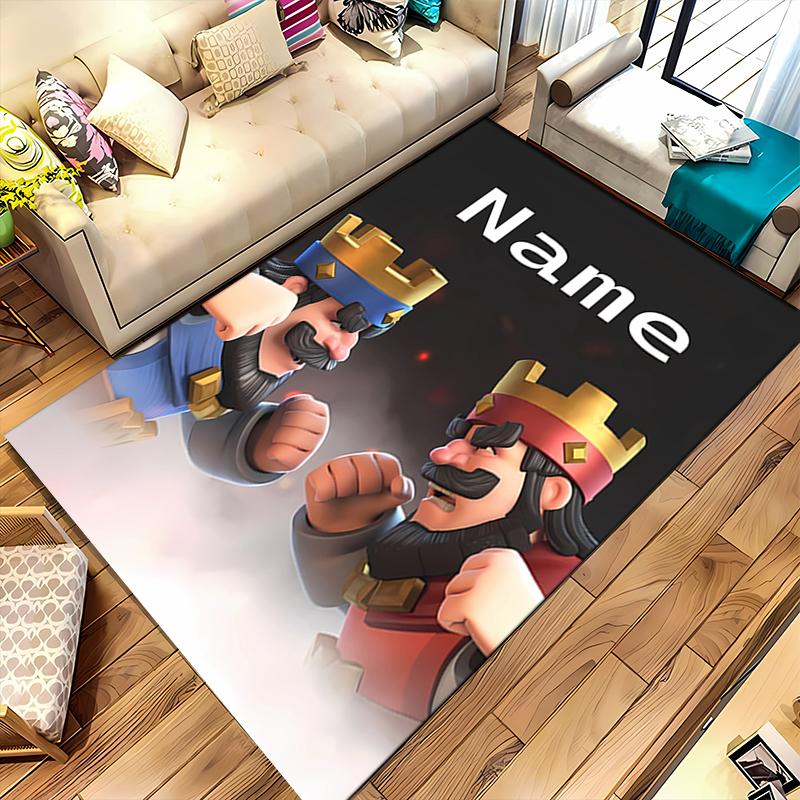 Custom Personalization Clash Royale Area Rug - Perfect For Kitchen, Bathroom,Laundry Room Decor Large Size Available,Gift All Seasons