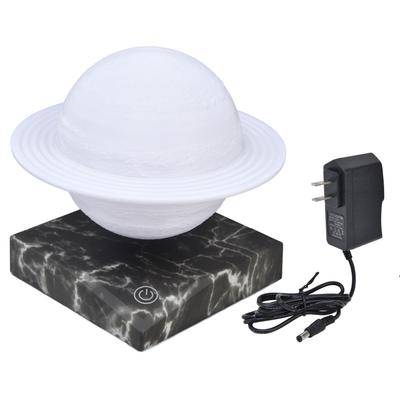 Luz noturna LED Saturno com 3 modos de cor, lâmpada lunar de levitação magnética impressa em 3D para uso doméstico
