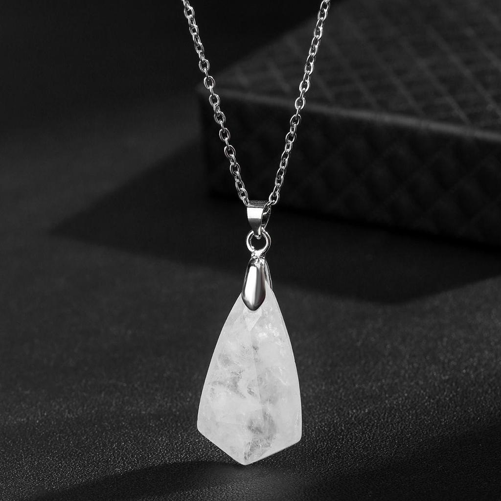 Bohemian Amethyst Crystal Pendant Necklace