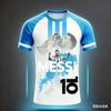 2026 Messi Style Summer 3D Printable  Clothing Football Jersey T-shirt Loose and Comfortable for Outdoor Wearing