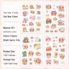 Yuezhen Gulu Cute Cartoon PET Die-Cut Journal Stickers for Kids