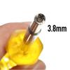 KAUMO Line Head Screwdriver (3.8mm, 4.5mm, Set of 2) LH Driver for Special Screws, Compatible with Nintendo Game Consoles, Etc.