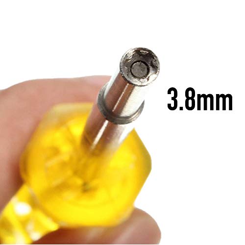 KAUMO Line Head Screwdriver (3.8mm, 4.5mm, Set of 2) LH Driver for Special Screws, Compatible with Nintendo Game Consoles, Etc.