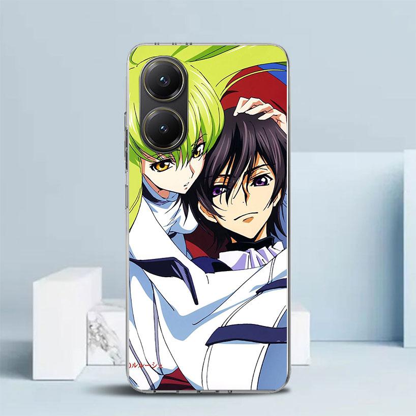 Code Geass Anime Phone Case For Xiaomi Poco F7 Ultra X5 X6 X7 Pro M7 Redmi 15C 15 13C 13 12C 12 10C 10 10A 9 9C 9A 9T Cover Poco