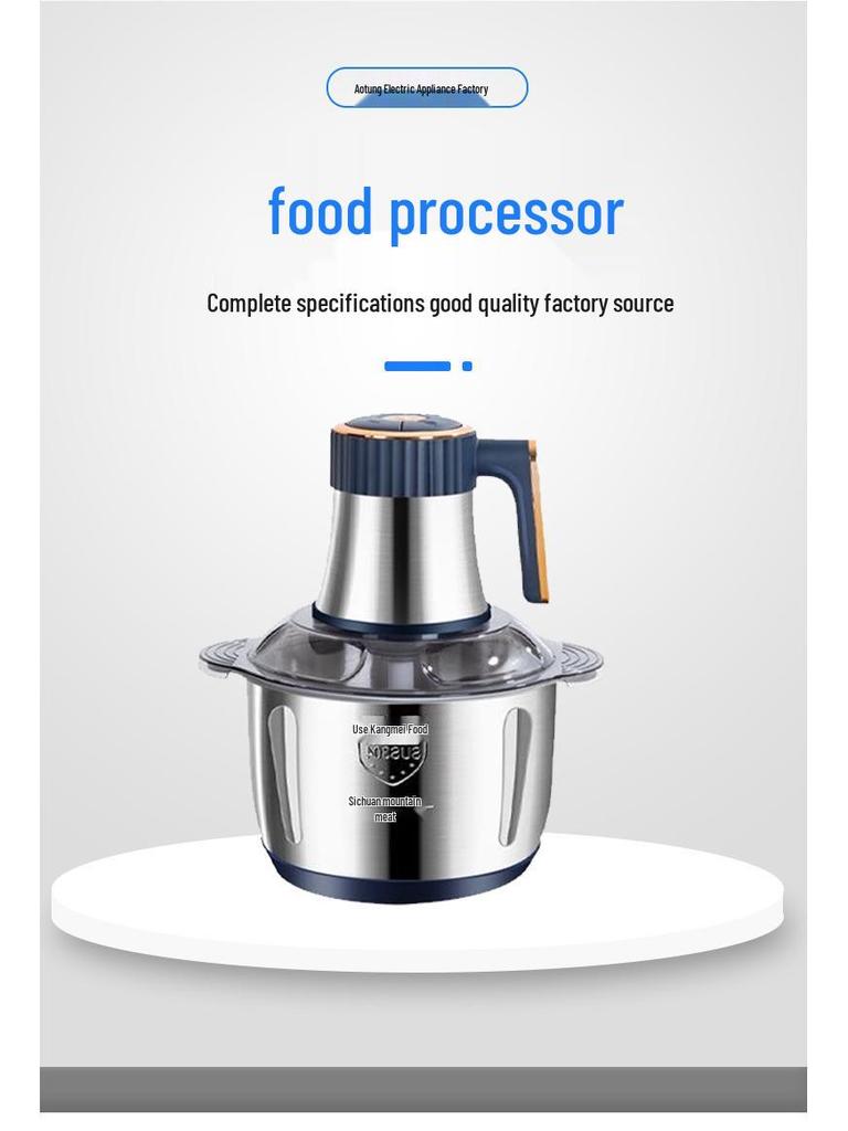 Multi-functional Stainless Steel Meat Grinder and Vegetable Cutter