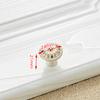 NAIERDI White Rose Flower Kitchen Cabinet Handles European Zinc Alloy Bronze Door Handles Drawer Knobs Furniture Hardware