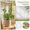 2pc Acrylic Plant Support U-Shaped Climbing Frame with Ties for Potted Plants Indoor Outdoor Garden Plant Climbing Aid
