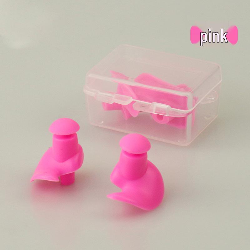 Waterproof Spiral Silicone Earplugs for Swimming and Noise Reduction